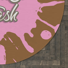 Load image into Gallery viewer, Round Splatter Rug