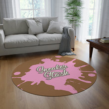 Load image into Gallery viewer, Round Splatter Rug