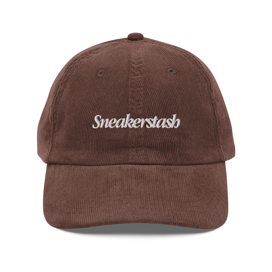 Retro Corduroy Hat (Brown)