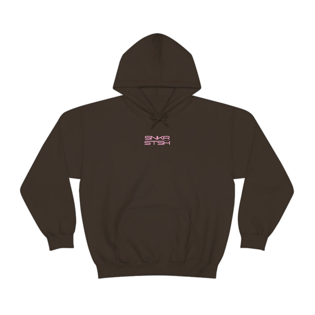 Waste of Time (Pink on Dark Mocha)