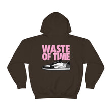 Load image into Gallery viewer, Waste of Time (Pink on Dark Mocha)
