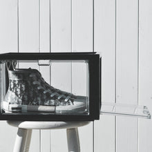 Load image into Gallery viewer, Black 360 Degree Sneaker Display Case
