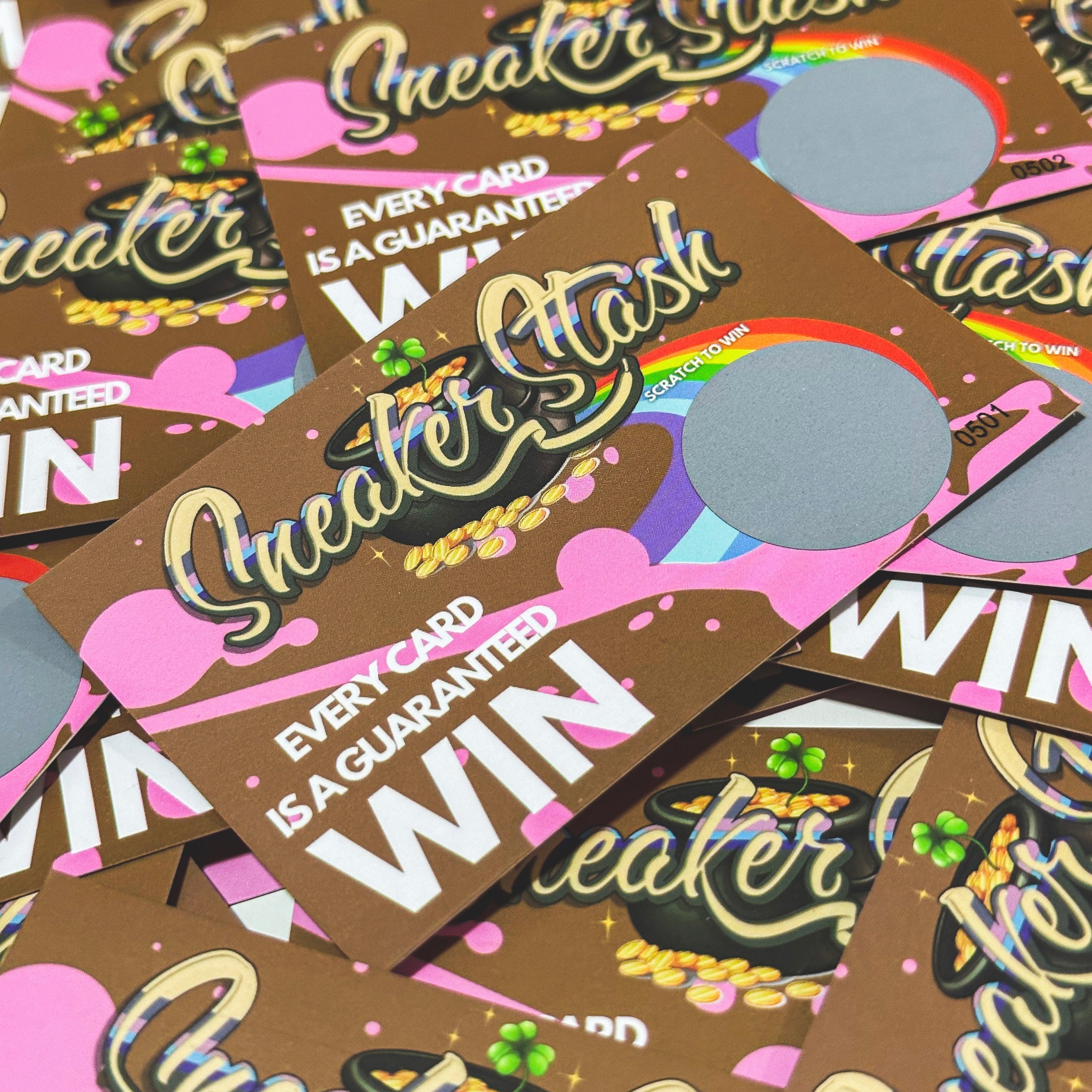 Scratch & Win Card Sneakerstash
