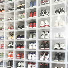 Load image into Gallery viewer, Clear OG Drop-Front Sneaker Display Case
